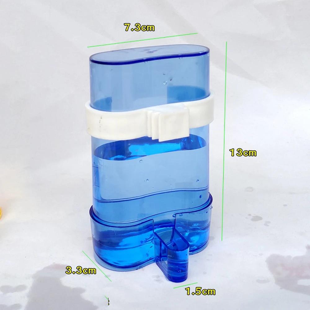 

Bird Water Dispenser Bird Food Feeder Automatic Parakeet Bird Waterer Food Feeder Dispenser designed for Parrot Bird Cage Accessories синий