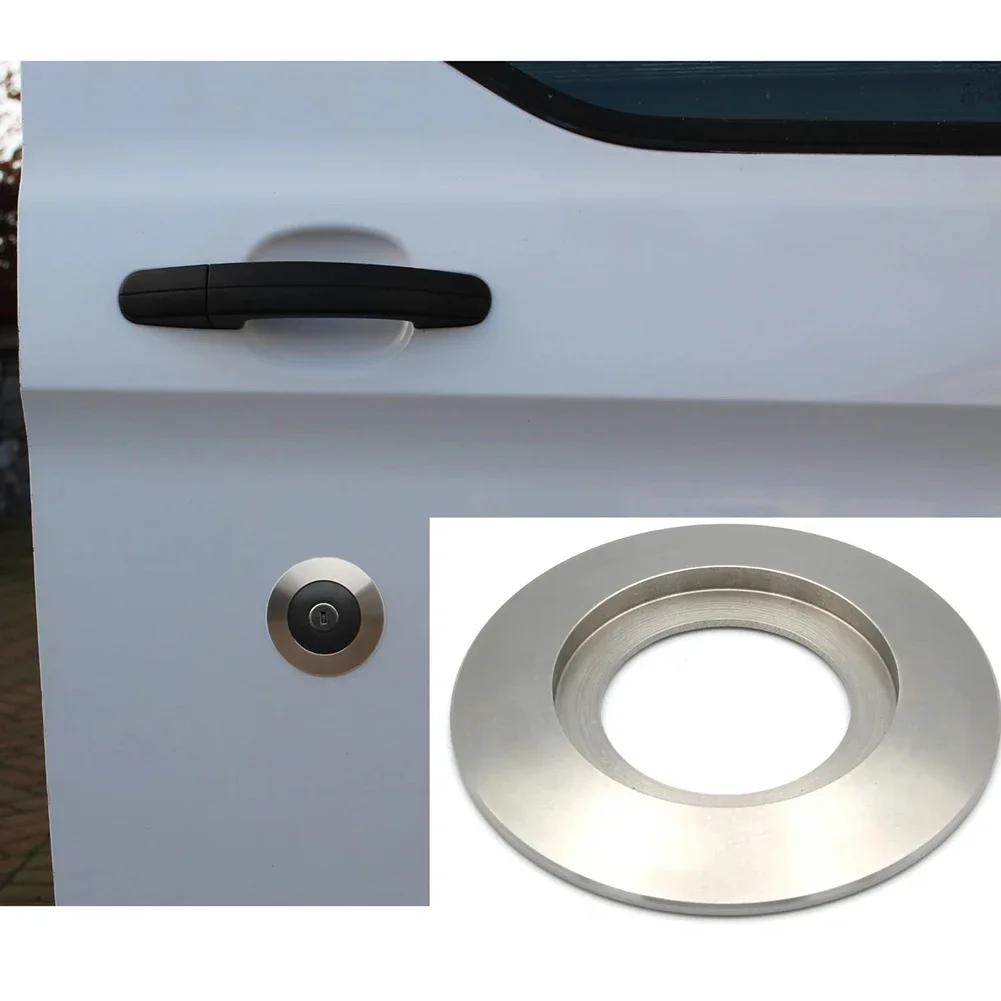 Door Lock Bezel Ring Security Surround  Door Lock Hole Decorative Trim Ring Cover For Ford Transit Custom 2012-2026