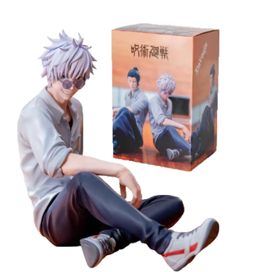 Geschenke Gojo Satoru Anime Jujutsu Kaisen Figur Geto Suguru Yumemirize Sitzende Position Sammlungsmodell Geschenk Spielzeug Actionfigur