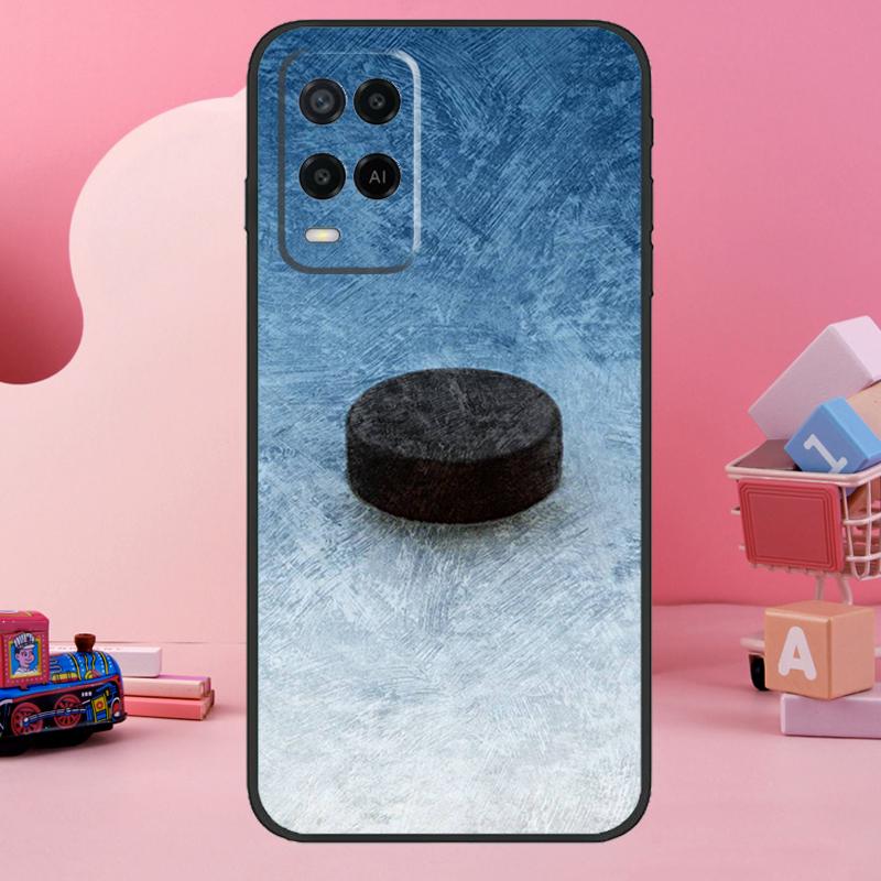 Play Ice Hockey Case For Oppo A78 A38 A18 A98 A58 A60 A80 A40 A96 A76 A16 A94 A74 A54 A15 A17 A57 A77 A5 Pro