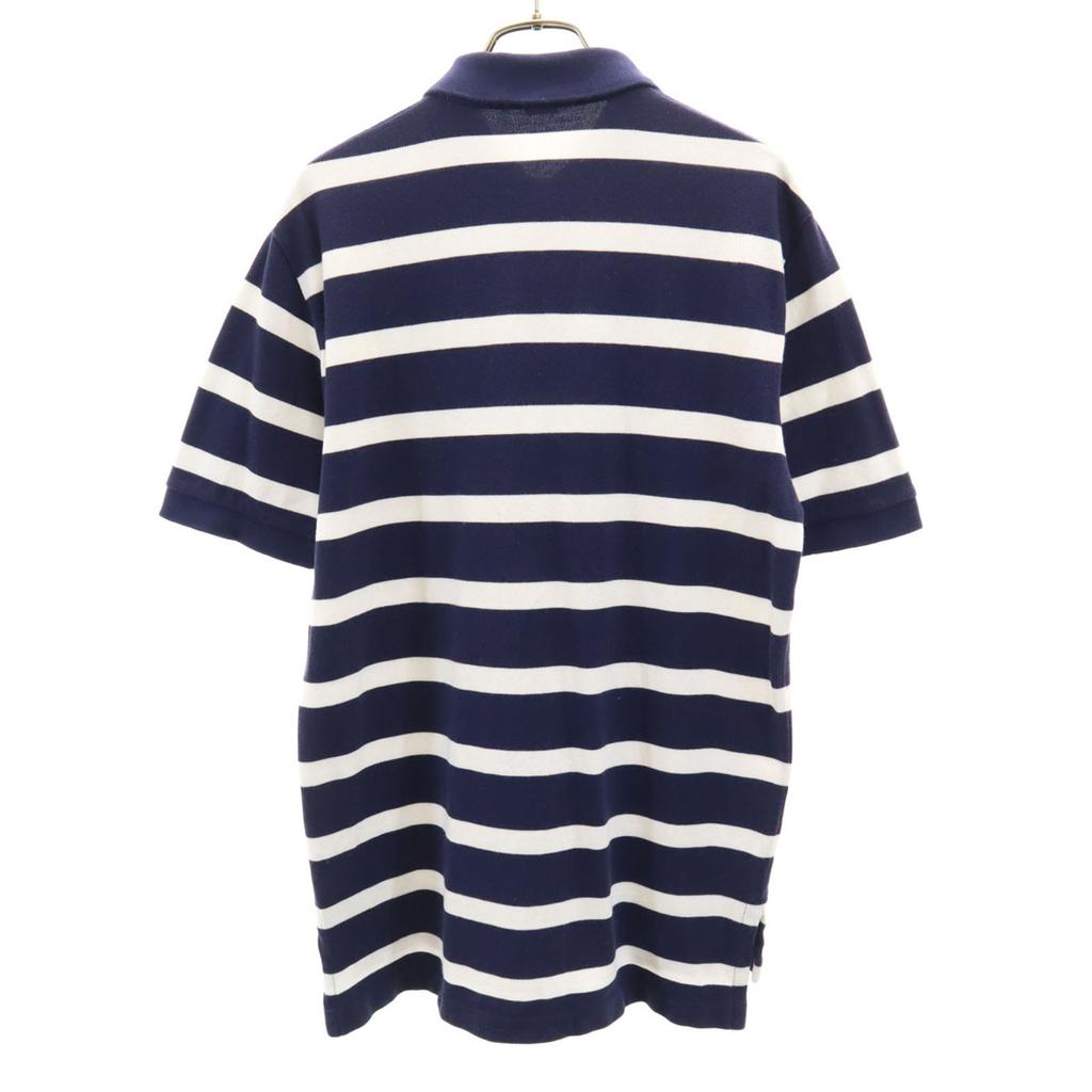 Polo by Ralph Lauren Border Pattern Short sleeve Polo shirt S Navy Fawn Men's Used