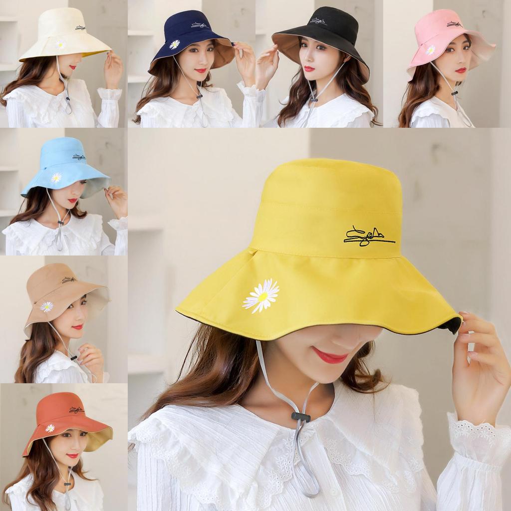 Summer Doublesided Womens Wide Brim Hat With Sun Protection For Beach Outings