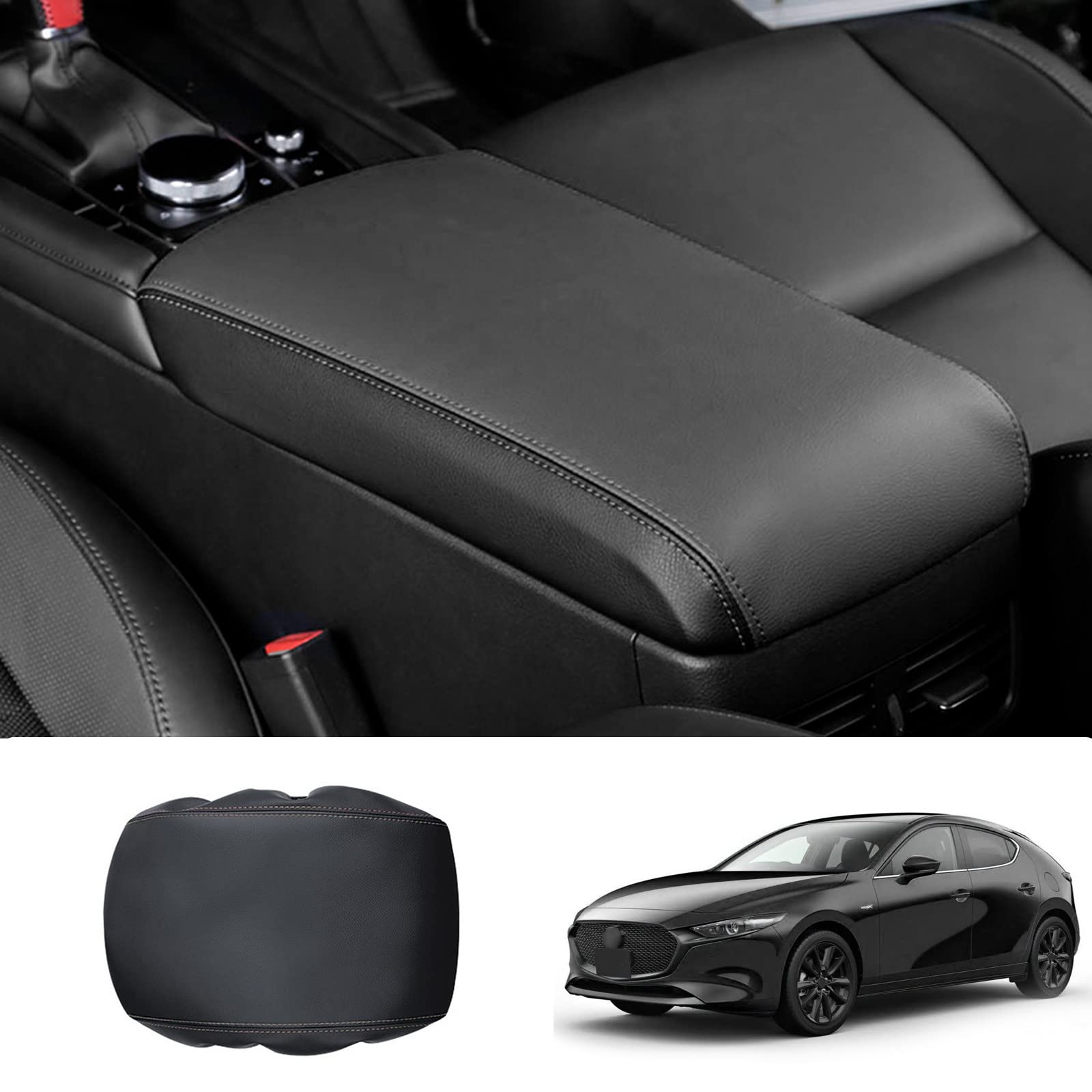 

Крышка подлокотника Coleya для Mazda 3 серии BP, индивидуальный дизайн с волокном для комфорта, устойчивая к пятнам и царапинам, легкая в уходе, аксессуары для автомобиля, крышка/консоль (новый