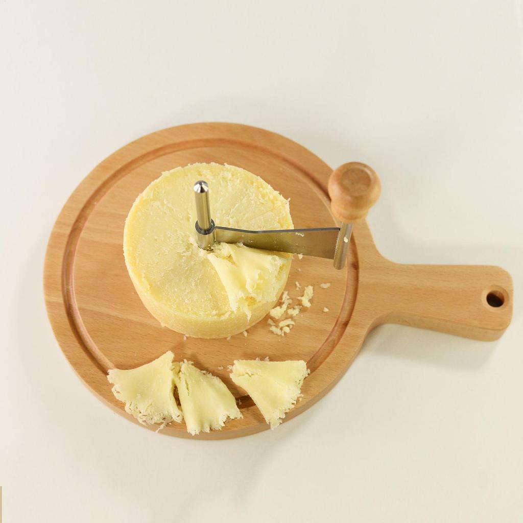 Cheese Flower Maker Stainless Steel with Handle Cheese Slicer Flower Maker Wheel for Chocolate Dessert Pastry Baking Home