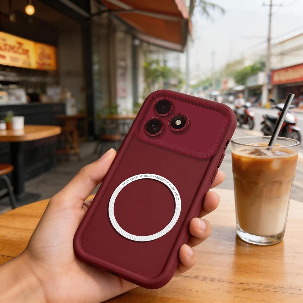 Matte Skin‑Friendly TPU Phone Case for OPPO A6c Shockproof Soft Cover