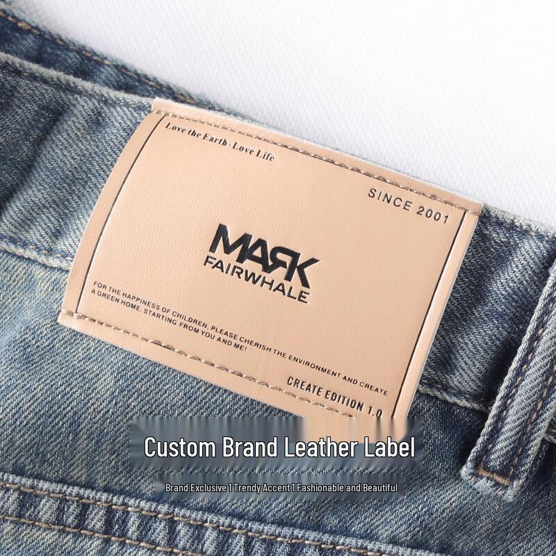 Mark Fairwhale Men's Loose Fit Stretch Washed Straight-Leg Jeans