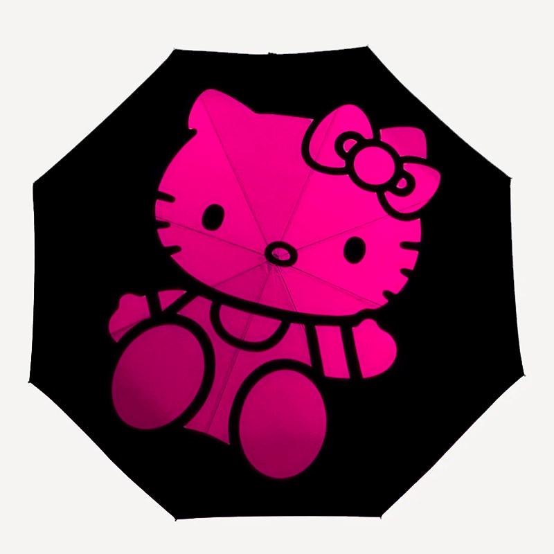 

1pc Hello Kitty Automatic Umbrella 8-Bone Design Compact Gear for Outdoor Travel, Perfect Helloween Chrismas Gift for Friends or Family y250903207