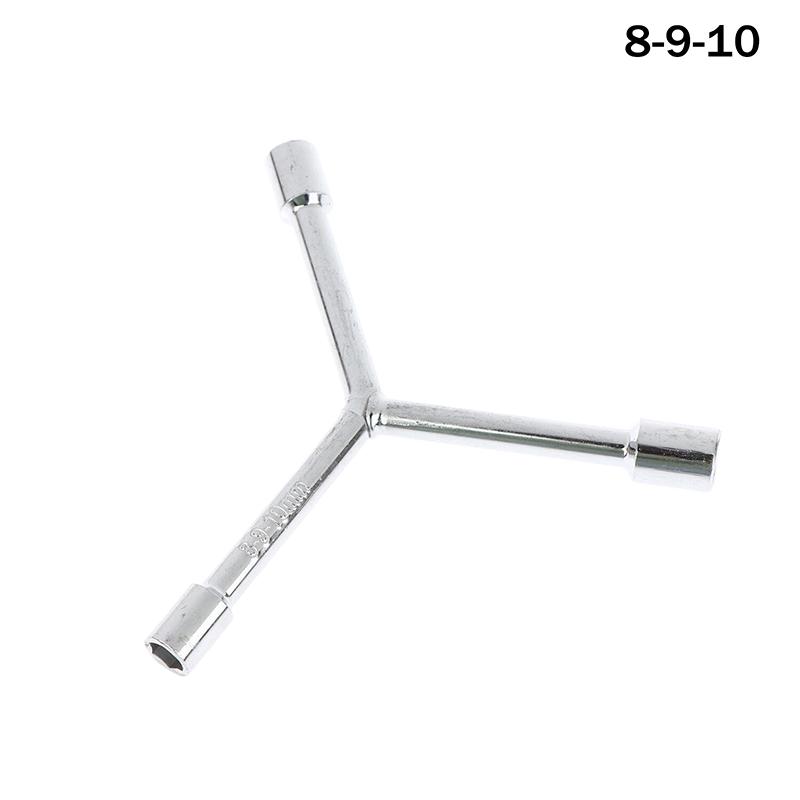1Pc Multifunctional Y-Type Tri-fork Wrench - Hexagonal Socket Hex Key for Bicycle Motorcycle Cycling Repair Maintenance Tools