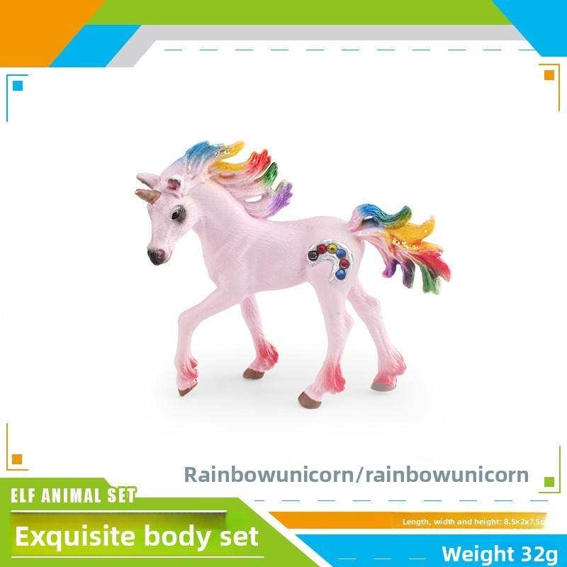 Fantasy Pegasus Pvc Model Kids Animal Figurine For Playroom Decor
