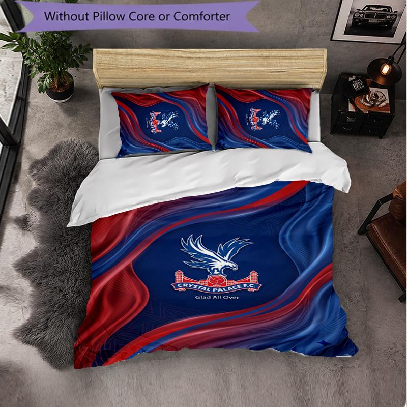 Crystal Palace Themed Bedding 3Pcs Duvet Cover Set Decorative Bed Linen For Teen Room Home Decoration