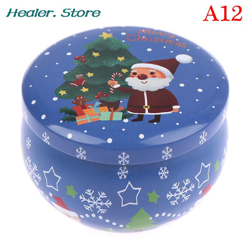 Christmas Candle Tin Jars DIY Candle Making kit Holder Storage case for Dry Storage Spices Camping  Party Favor Sweets Gifts