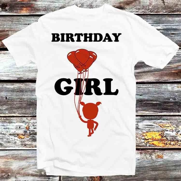 Banksy Birthday Girl Gift BDay Party Baloons Baby T Shirt B1015 XL