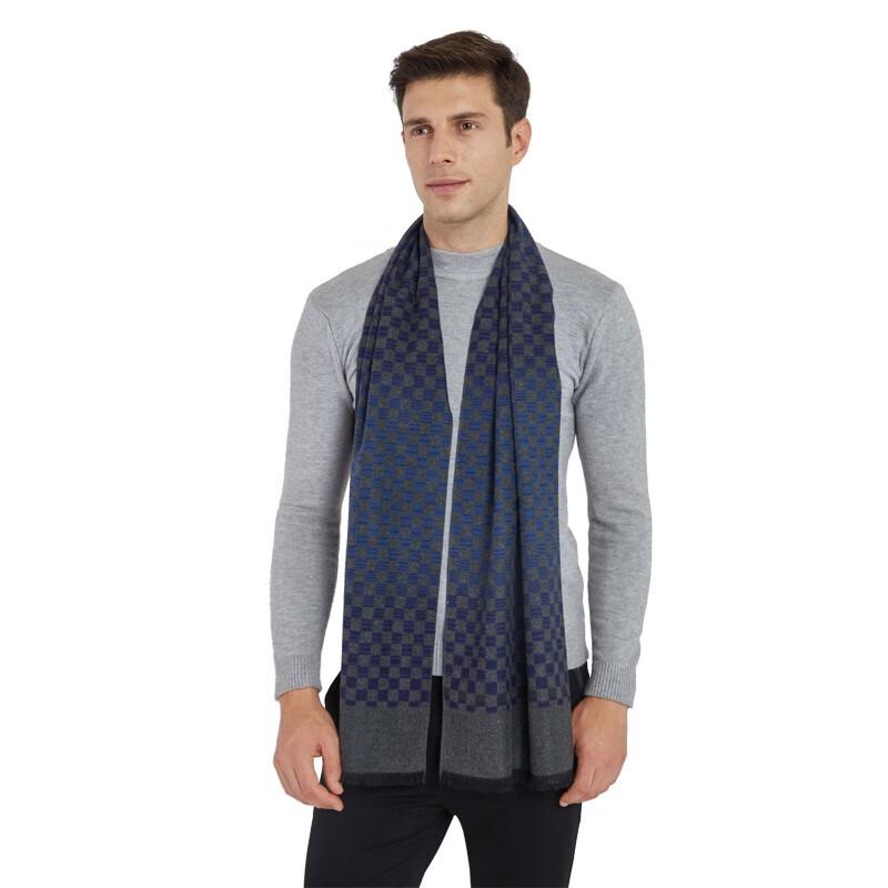 Aisyalan A-D3011 Plaid Bamboo Fiber Scarf