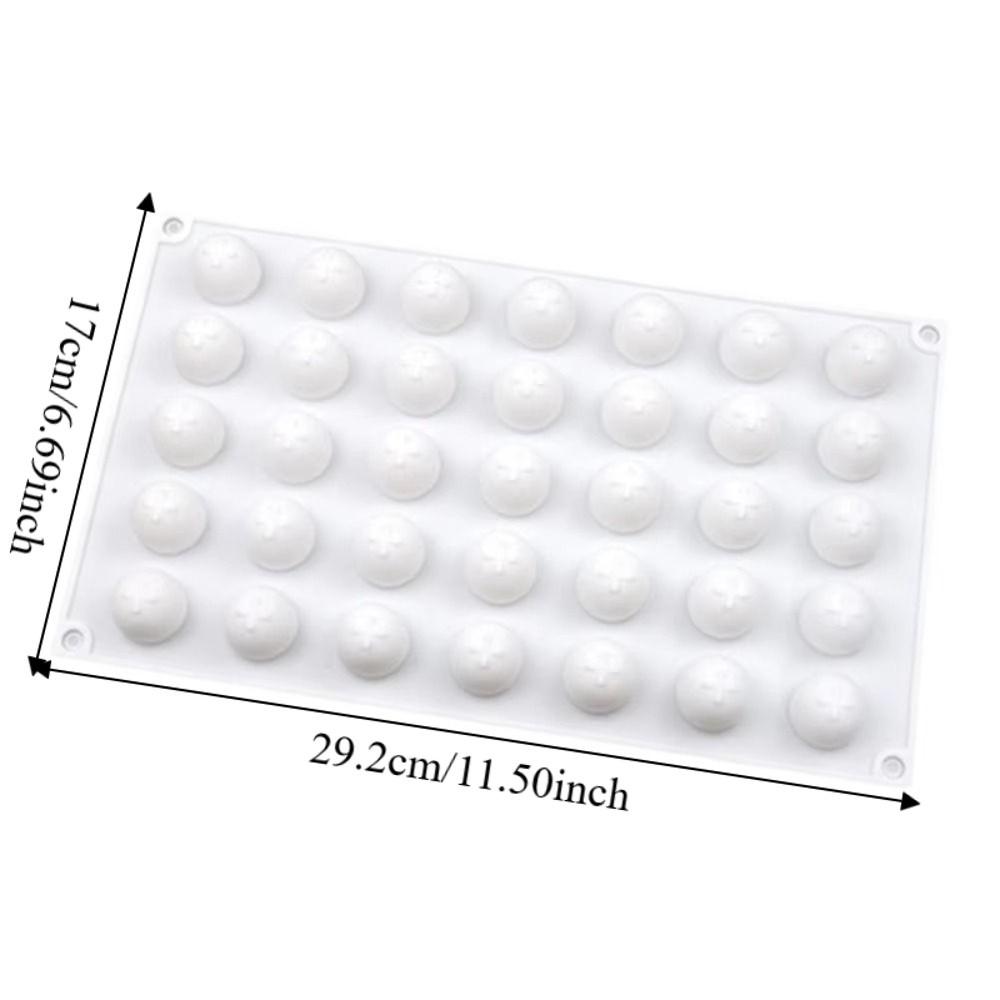 Food Grade Silicone Mold Spherical-Shaped French Mousse Mold DIY Mooncake Mold  Party Desserts