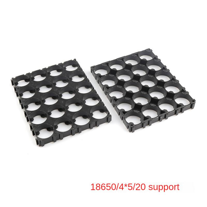 1pc 18650 Lithium Cell Battery Case Holder 4x5 Holder Batteries Pack Plastic Holder Bracket For DIY 18650 Battery Pack Storage