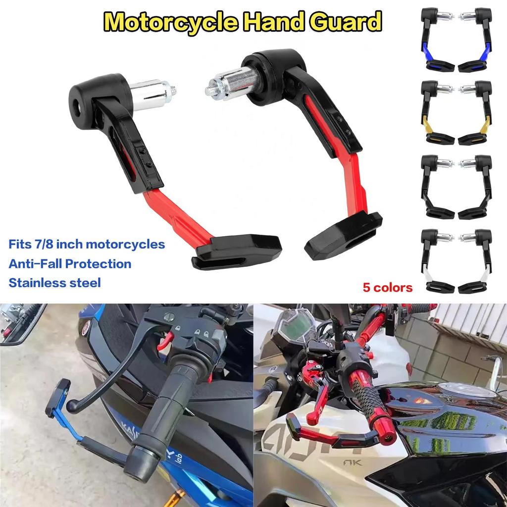 Verstellbarer, universeller 7/8"-Lenkerschutz mit Bremshebelschutz für Motorrad, Roller, ATV und Mountainbike