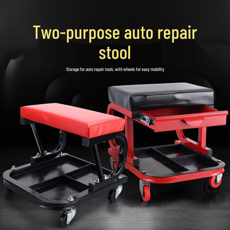 Holy Card Multi-Purpose Repair Bench: Work Stool, Skateboard Tool, Auto Maintenance Aid