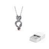 Pandora 925 Sterling Silver Glass Necklaces Women's Silver 392967C01