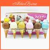 Rilakkuma Ice Cream Blind Box Charm Pvc Mini Figures 6piece Set For Backpack Decor Collectible Surprise Gift