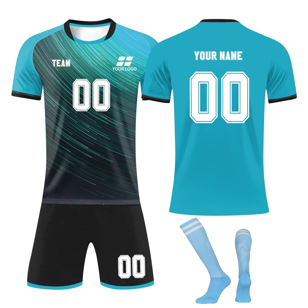 Personalizovaná sada košil Pánská Dívčí s číslem jména Vlastní fotbalové dresy pro chlapce tréninkový oblek