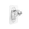 2pcs/set Adhesive & Screw Dual Use Curtain Rod Brackets Heavy Duty Curtain Rod Bracket  Home Office
