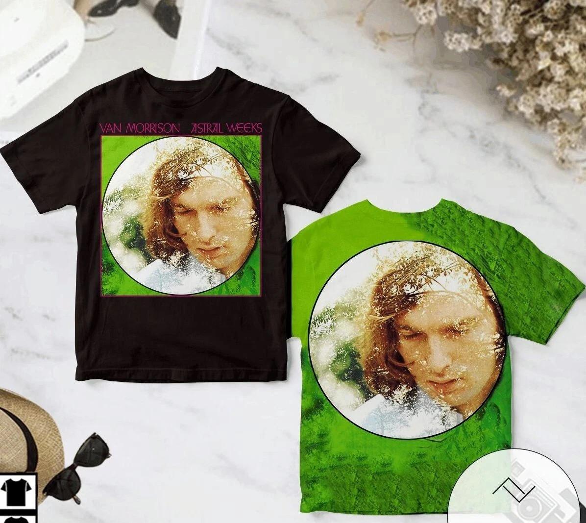 Van Morrison Astral Weeks Album Cover 3D T-Shirt M