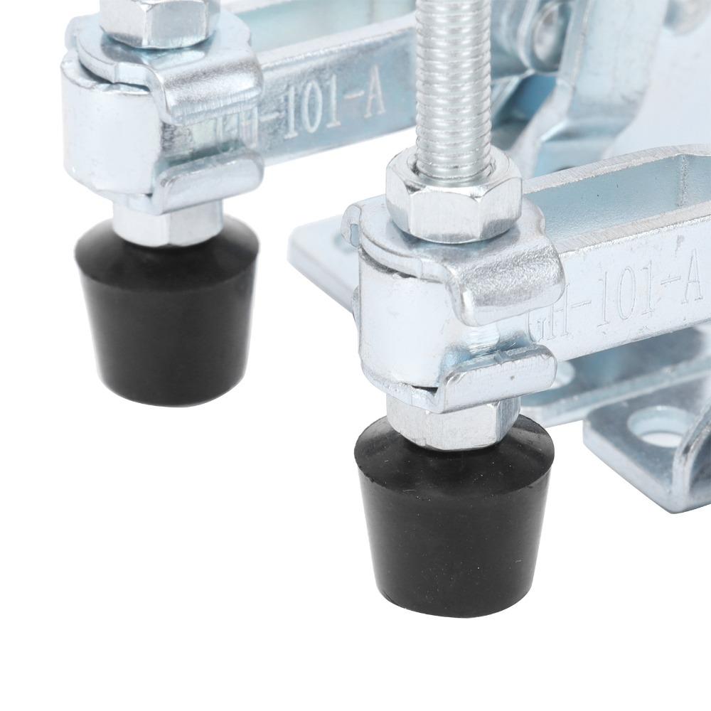 2pcs Silver Quick Release Clamp 79*52mm Vertical Toggle Clamp Heavy Toggle Clamp  Carpentry