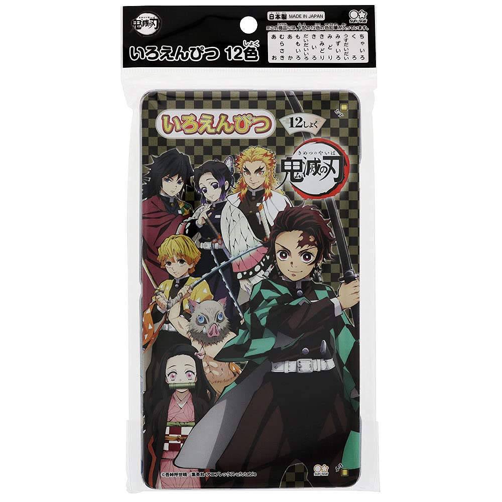 

Sunstar Stationery Demon Slayer Цветные 12 S5016924 Набор Карандаши, Цвета,