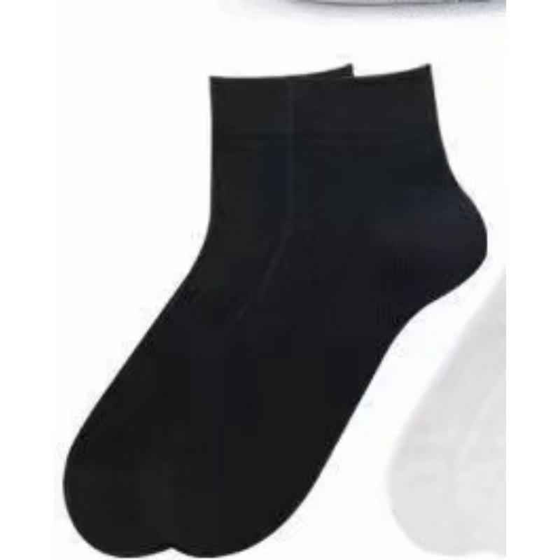 Męskie Wiosenne i Jesienne Biznesowe Casualowe Jednokolorowe Siateczkowe Oddychające Masujące Spodnie Bawełniane Skarpetki