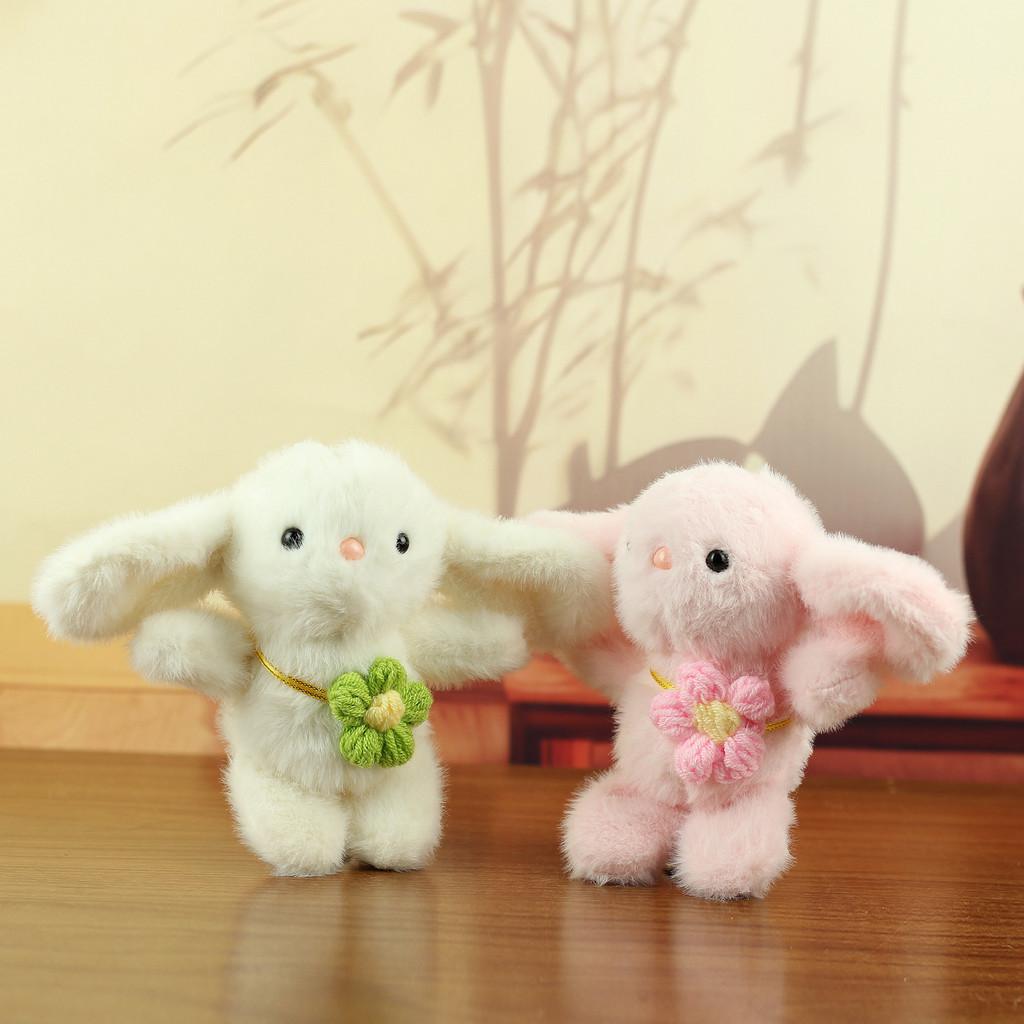 Plush Bunny Keychain With Pp Cotton Filling For Kids And Adults