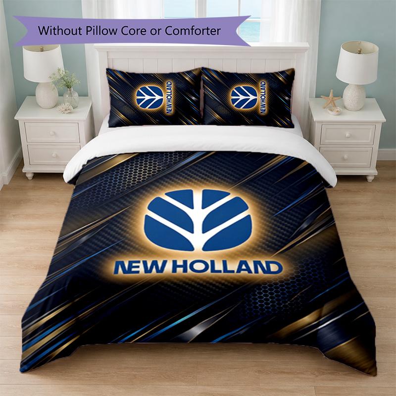 New Holland Print 3Pcs Bedding Set Duvet Cover With Two Pillowcases Soft Bed Linen For Household Bedroom