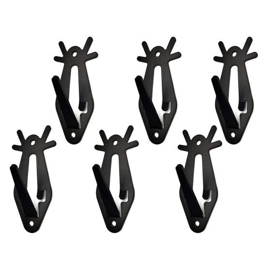 1 Set Deer Skull Strong Wall Mount Load Bearing Metal Mount Animal Skull Display