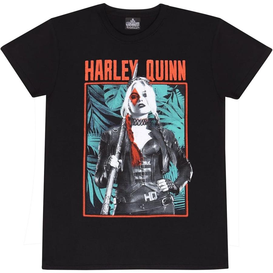 Отряд Самоубийц - Футболка для взрослых унисекс Харли Квинн S чёрный