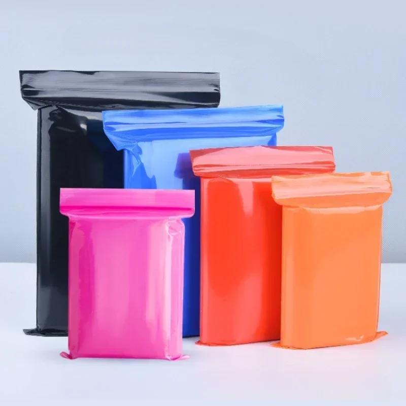 Kolorowa Torba PE Samozamykająca Gruba Plastikowa Do Żywności Wodoodporna Cieniująca Zamykana Torba Opakowanie do Przechowywania Suszonych Owoców Pięciu Zbóż