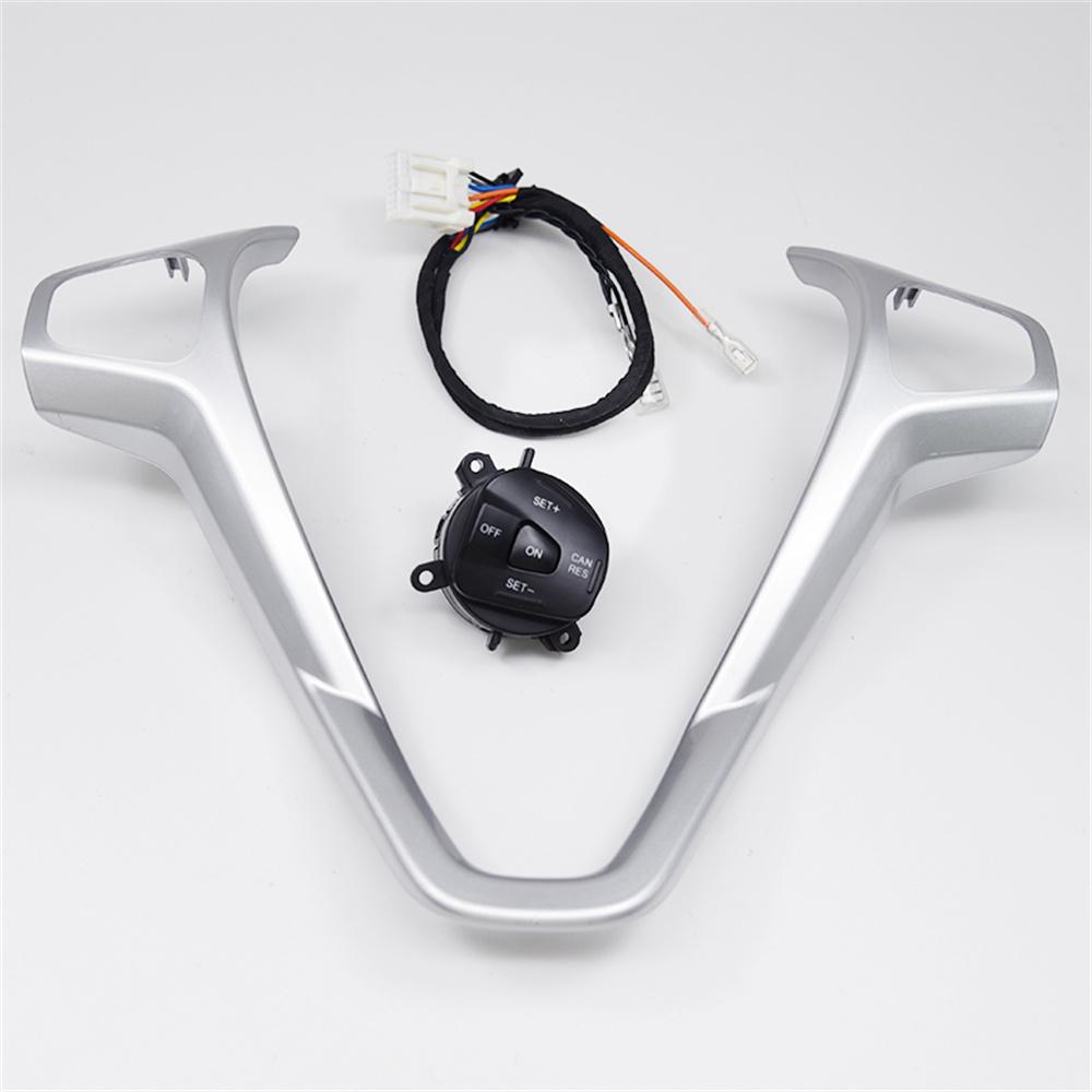 Steering Wheel Frame Panel+Right Button For Ford Fiesta MK7 MK8 ST Ecosport 2013