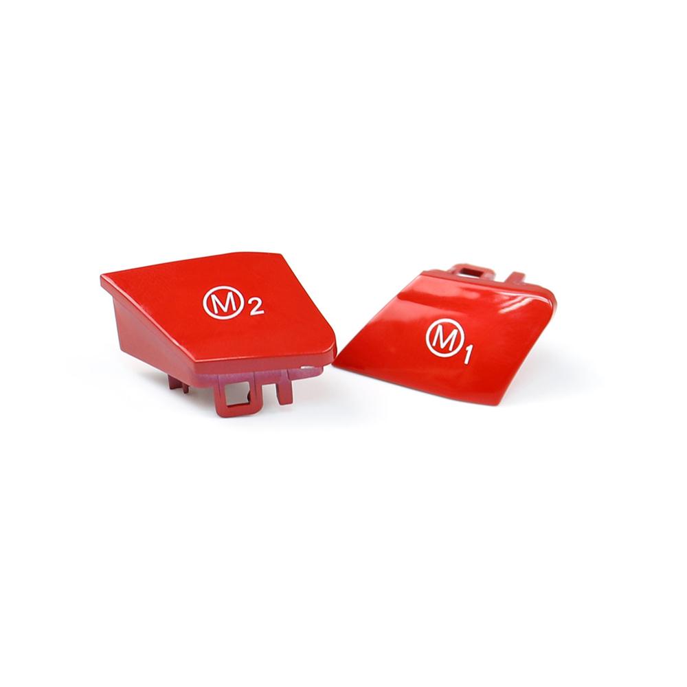 Gloss Red M1 M2 & Start Buttons Kit for BMW