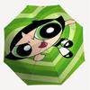 1PC Warner Powerpuff Girls Automatic Open/Close Umbrella with Windproof, 53-Rib Sturdy Canopy, Durable Ribs1270A