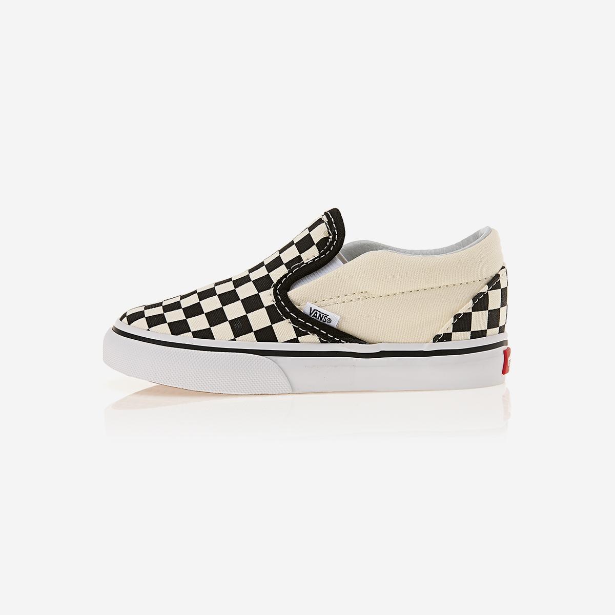 

Classic Sleep -On -Черно-белая клетчатая доска/Белый VN000EX8BWW