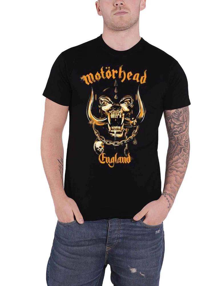 Motorhead T Shirt Mustard Warpig Band Logo new Official Mens Black XL