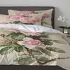 Rosa Blume Rose Vintage Bettbezug mit Kissenbezug Kundenspezifisches 3-teiliges Bettwäscheset Bettbezug Doppelbett Heimtextil