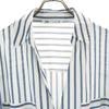 Zara Linen Blend Stripe Long Sleeve Skipper Long Shirt Dress XXL Women Used