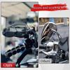 ABLZ-Split Vision Rearview Mirrors For  Davidson Road King Street Glide Road Glide Softail Iron 883 Iron 1200