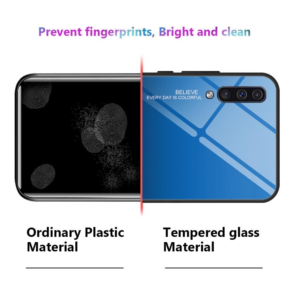 Applicable To Samsung S23 Mobile Phone Case A81 New A71 Gradient A60 Glass NOTE10PRO Full Inclusive A01 Protective Case