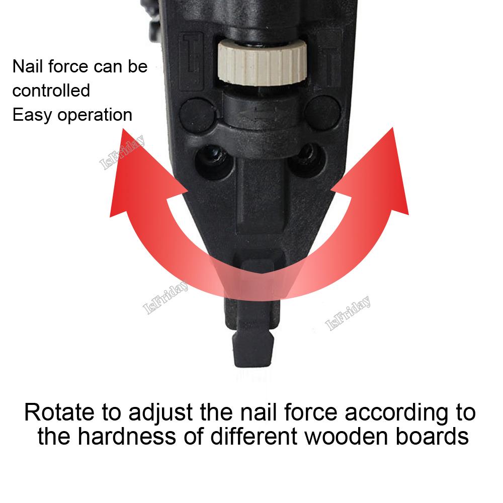 18V Cordless Electric 2 in 1 Nailer/Stapler Gun,Tool with 200pcs F50 and K440 Nail,Compatible for Makita Heimerdinger Battery