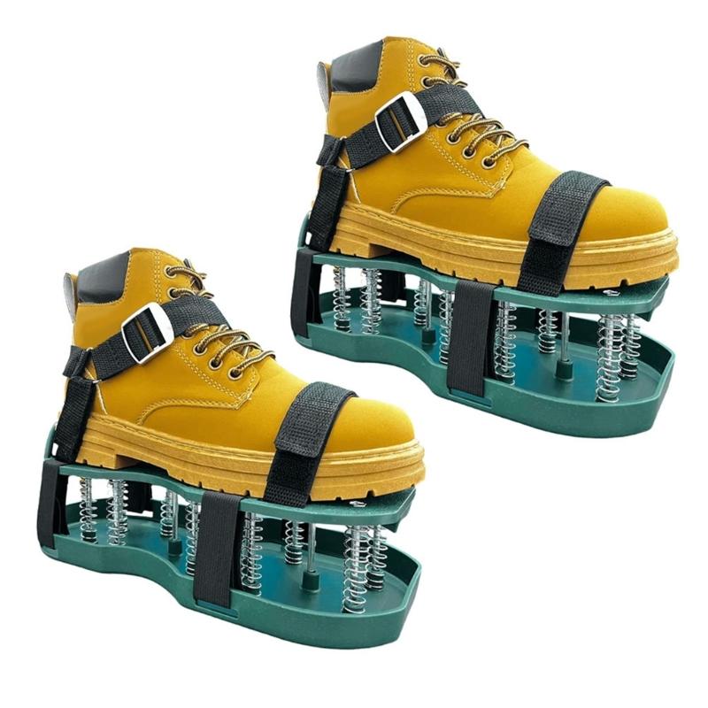Spikes Shoes for Epoxy Flooring Epoxy Shoes Spikes with Bottom Spiked Shoes Epoxy Floor Coating Fully Assembled