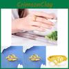 Heart Goldplated Fashionable Ring With Adjustable Fit Captivating Double Heart Design For Women