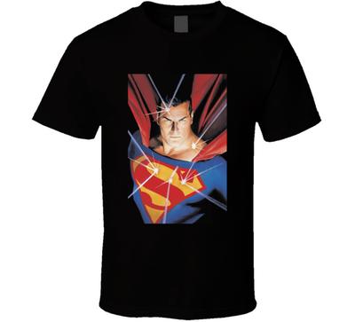 Superunisex Deflecting Bullets Comic T Shirt