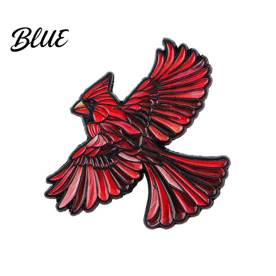 Nature Inspired Wildlife Pin Colorful Enamel Stained Glass Style Animal
