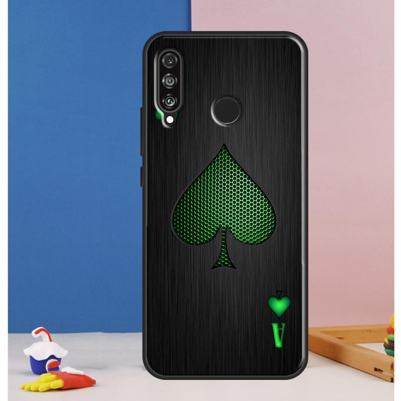 Ace of Spades Case For Huawei Nova 10 9 SE 8i 11i 12i 12s Y60 Y61 Y70 Y90 Y72 Y73 Y91 P60 Pro P30 P40 Lite