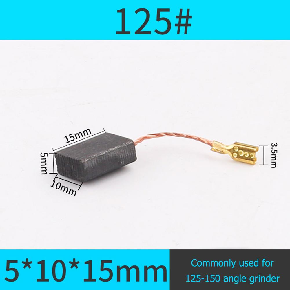 10pcs Motor Carbon Brush Set Replacement Parts Carbon Brush Electric Hammer Cutting Polishing Machine Power Tool Electric Tools